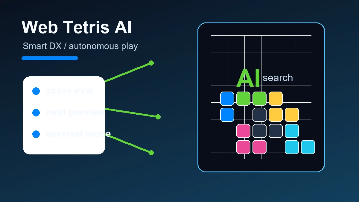Web Tetris AI Smart DX